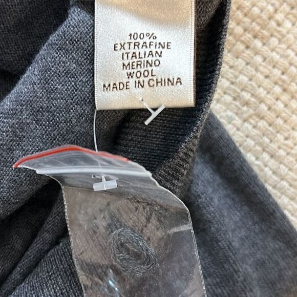 Vintage Peter Miller merino wool 1/4 zip pullover size‎ L BIN E - Picture 6 of 8